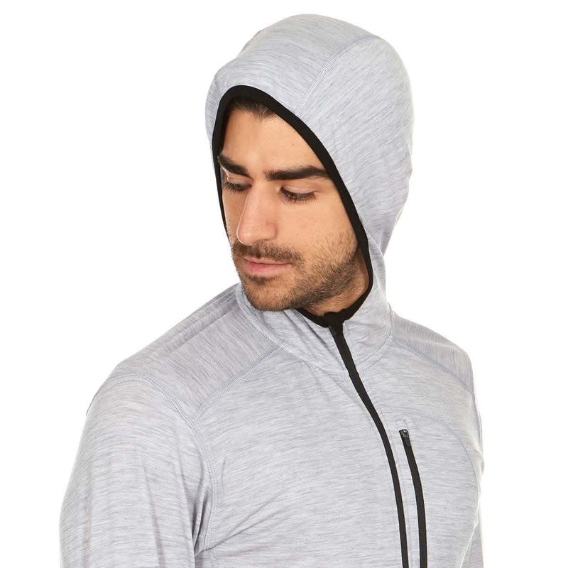 Load image into Gallery viewer, Men's Wool 1/4 Zip Merino Sun Hoodie - Microweight
