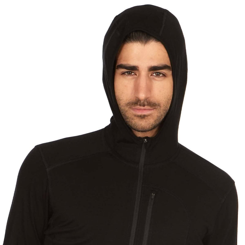 Load image into Gallery viewer, Men's Wool 1/4 Zip Merino Sun Hoodie - Microweight