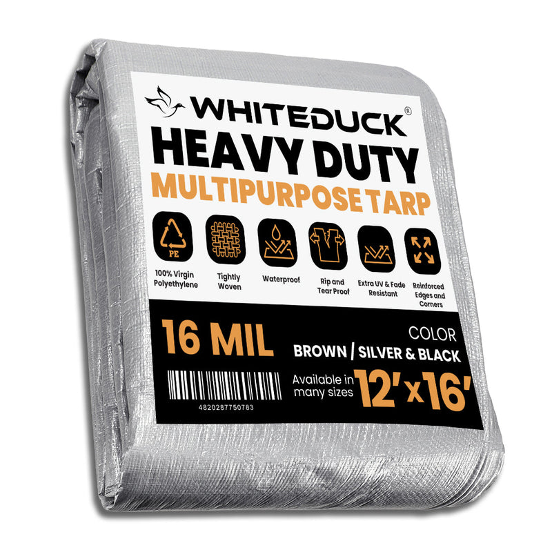 Load image into Gallery viewer, Super Heavy Duty Poly Tarp Cover Thick 16 Mil, 8 oz