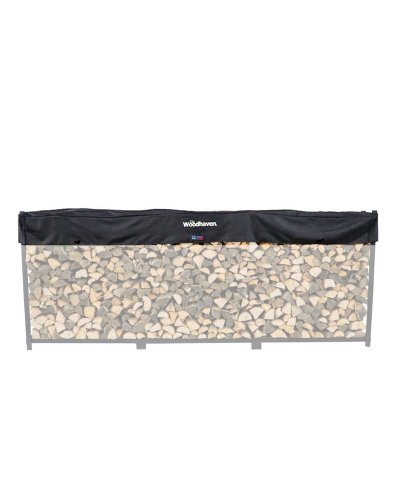 Load image into Gallery viewer, Standard Firewood Rack Seasoning Cover USA Made Woodhaven