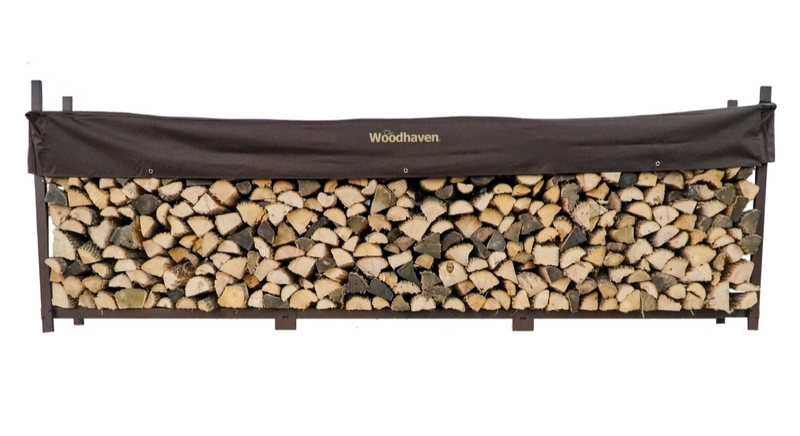Load image into Gallery viewer, 12 ft Firewood Rack Holds 3/4 Cord Woodhaven
