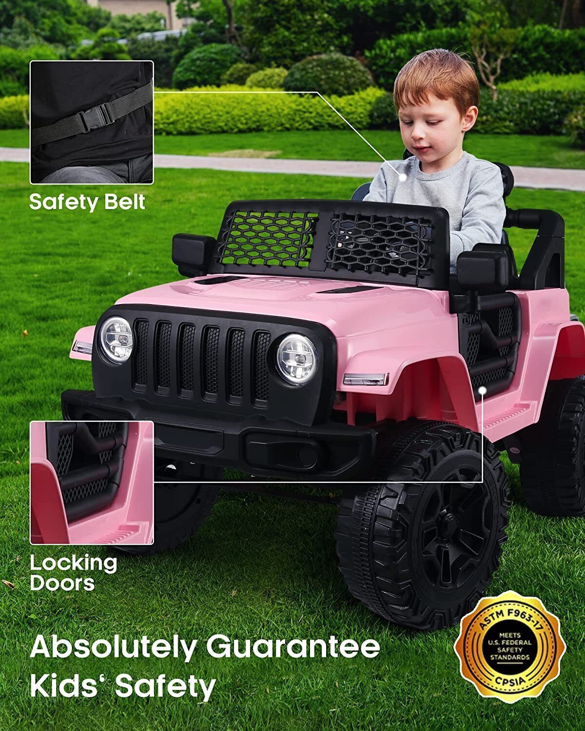 12V 7Ah Electric Kids Ride On Car Power Wheels Jeep - 2 Seater