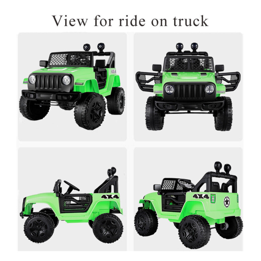 12V 7Ah Electric Kids Ride On Car Power Wheels Jeep - 2 Seater for Safe and Fun Adventures