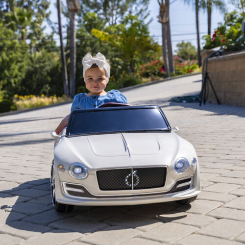 12V Electric Bentley Style Ride On Car for Kids with Remote Control and AUX