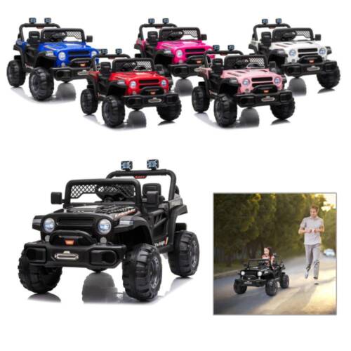 12V Electric Kids Ride On Truck Car Toy with Remote Control and 3 Speed Options