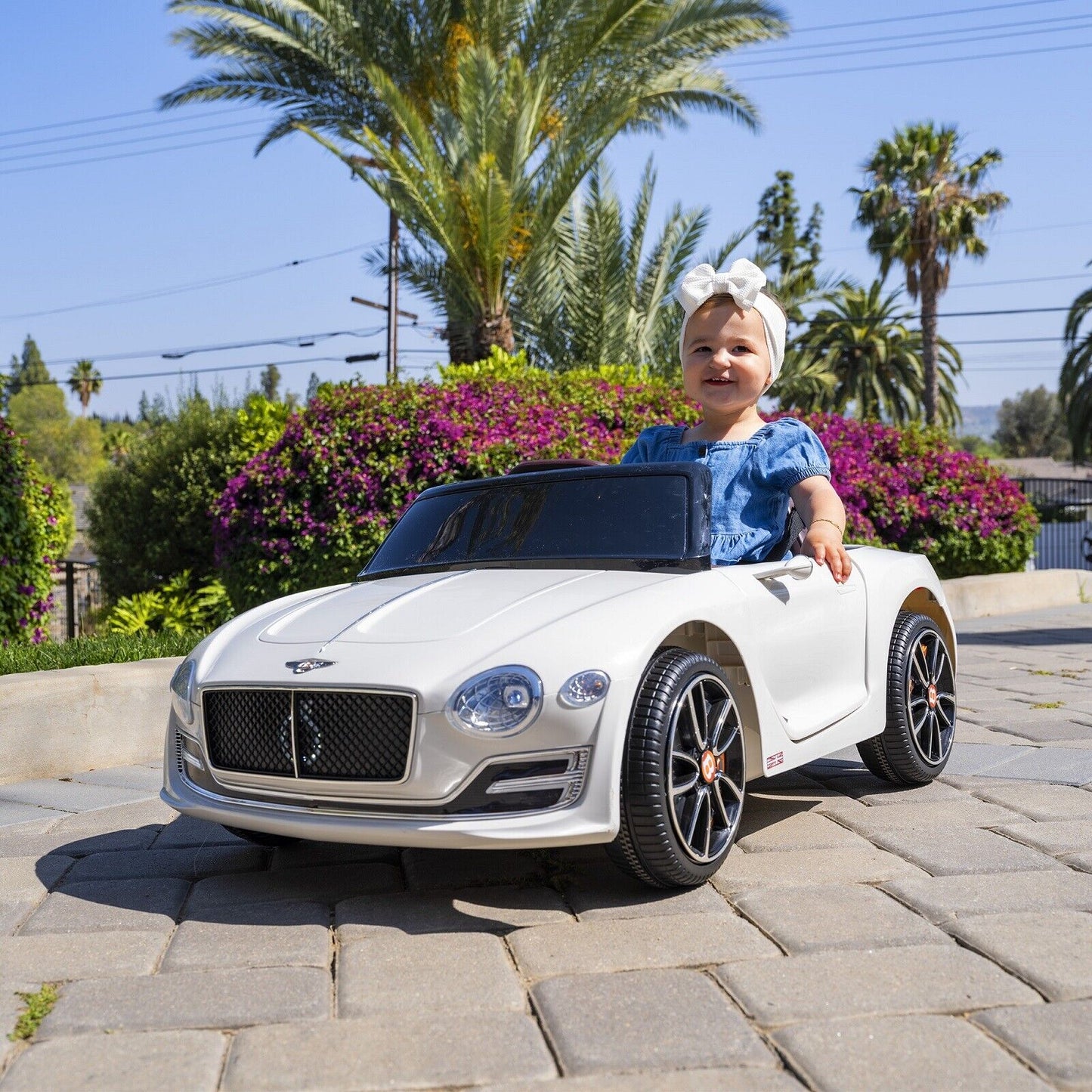 12V 2.4G Bentley Style Kids Electric Ride On Car with Remote Control