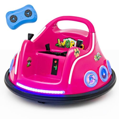12V Electric Ride On Car for Toddlers with Remote Control and Flashing LED Lights - Perfect Gift for Little Drivers