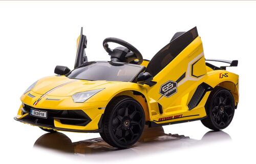 12V Electric Ride-On Car with LED Lights, MP3 Player, and Remote Control for Kids - 1 Seat Truck Toy with Wheels