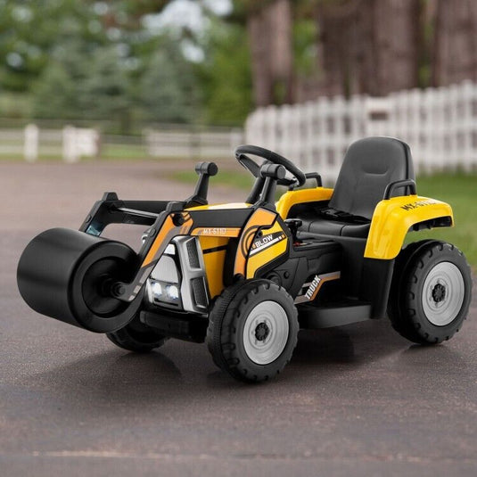 12V Electric Tractor with Remote Control, Music & LED Lights - Perfect for Kids to Ride On!