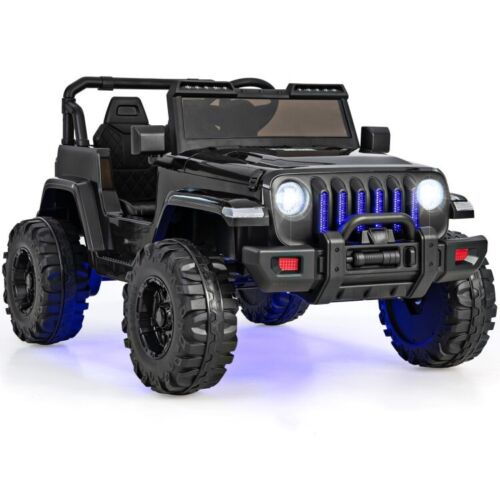 12V Kids Electric Truck Jeep with 2.4G Remote Control - Perfect for Little Drivers!