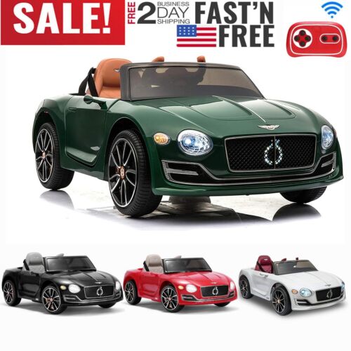 12V Licensed Bentley Electric Kids Ride On Car with Remote Control - Suitable for Ages 3-8 Years