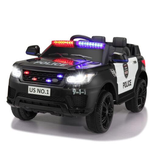 12V Remote Control Police Ride On Car for Kids Ages 3-5 Years - Perfect for Toddler Boys