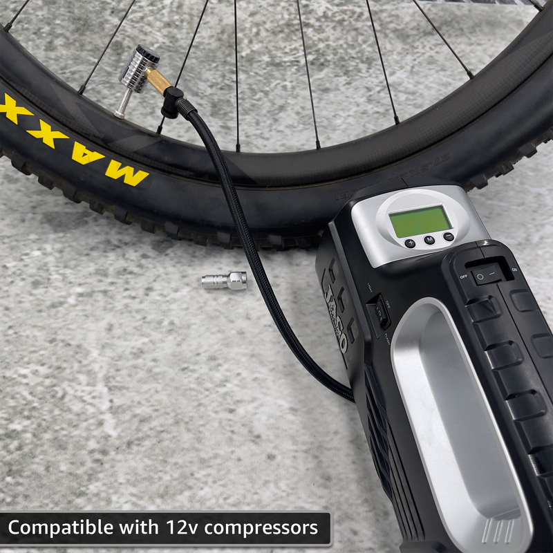 Load image into Gallery viewer, Lightning™ XP Locking Presta Air Chuck for Bike Tires - 1/4" F-NPT (Presta Valves)