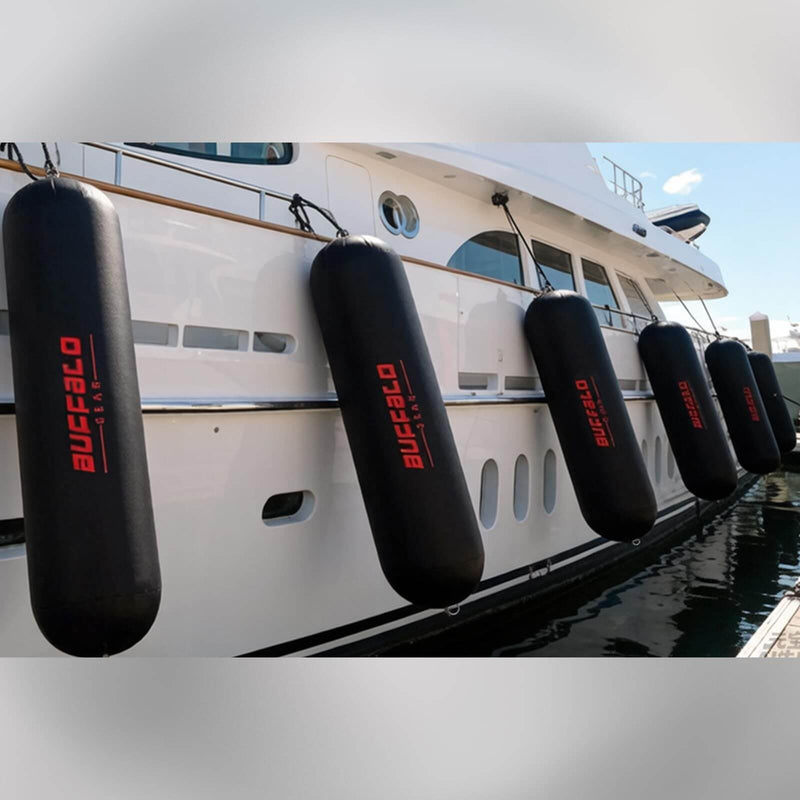 Load image into Gallery viewer, 13" x 47.2" Inflatable Boat Fender with Electric Pump