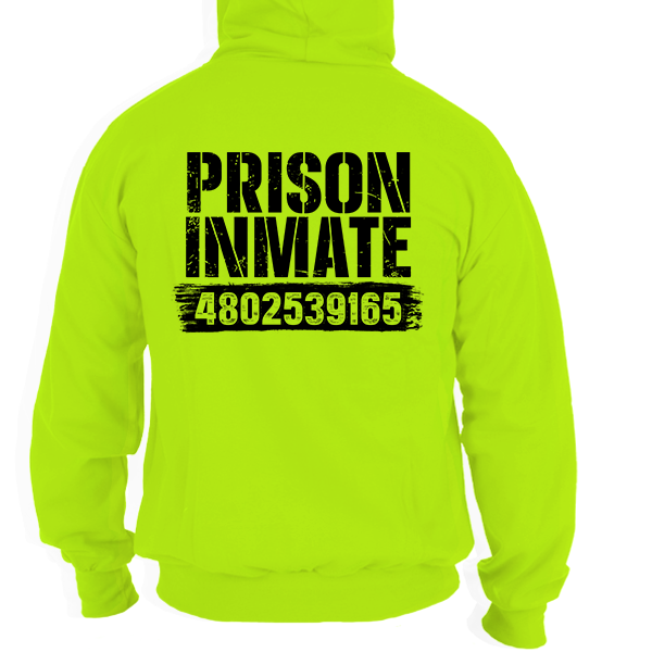 Prison Inmate - Safety Hi-Vis Hoodie Workwear