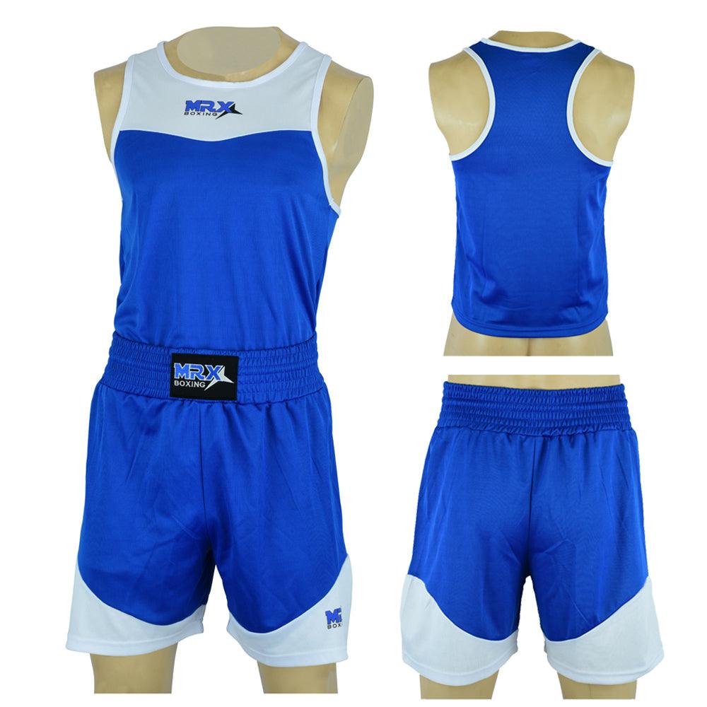 MRX Men's Boxing Uniform set for Training or Fighting Jersey & Shorts All Sizes
