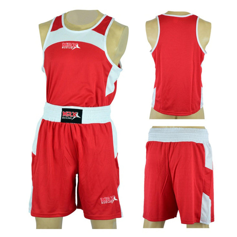 Load image into Gallery viewer, MRX Men's Boxing Uniform set for Training or Fighting Jersey & Shorts All Sizes