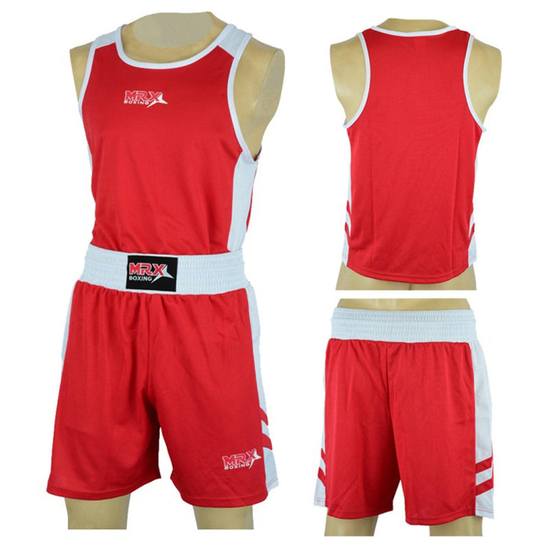 Load image into Gallery viewer, MRX Men's Boxing Uniform set for Training or Fighting Jersey & Shorts All Sizes