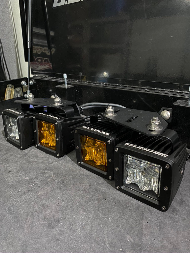 Load image into Gallery viewer, 2014-2015 Silverado 1500 Fog Light Pod Brackets
