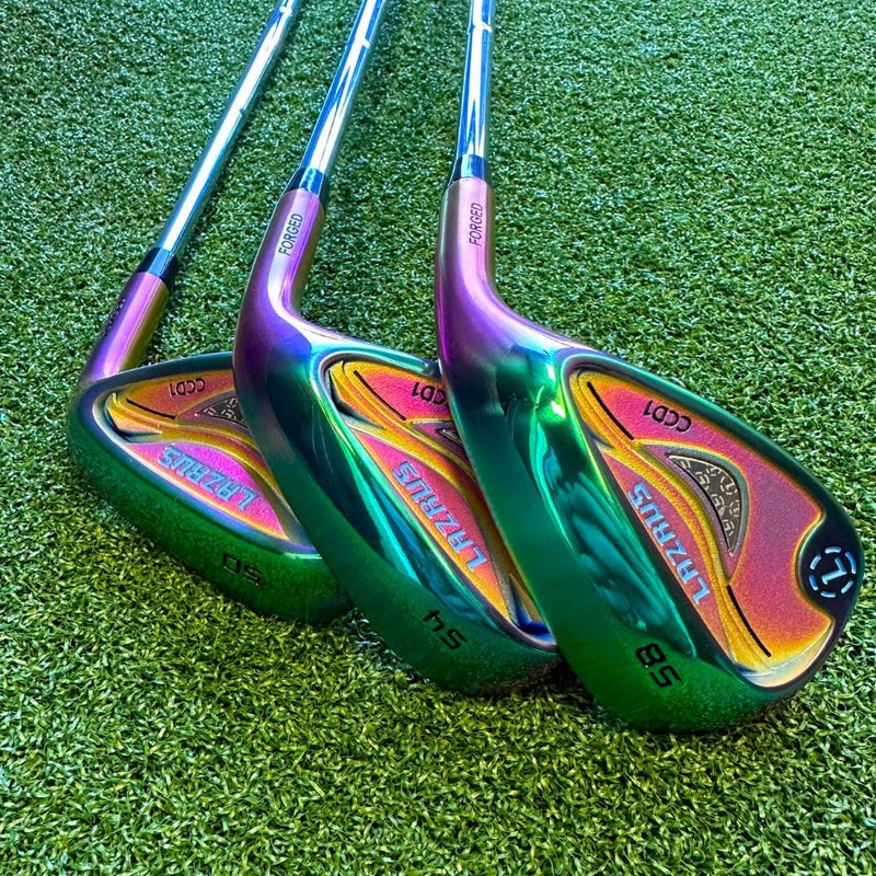 Load image into Gallery viewer, Lazrus Golf Cavity Back Wedges Set Or Individual - Forged 52°, 56°, 60° or 50°, 54°, 58°