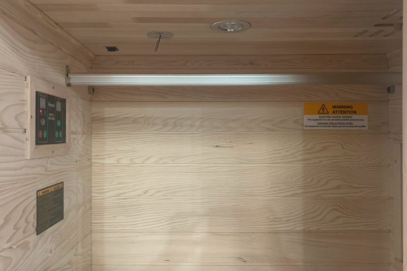 Load image into Gallery viewer, Blisspod | Vienna | Far Infrared Sauna | Canadian Hemlock Very Low EMF | 72.8"H x 35.4"W x 25.6"D | 1 Person