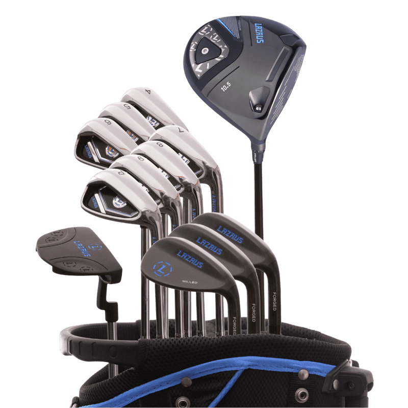 Load image into Gallery viewer, Lazrus Golf 13 pc Set - LAZ2 Driver, 3 Wedges Set, Irons (4-PW), Putter & Bag (optional)