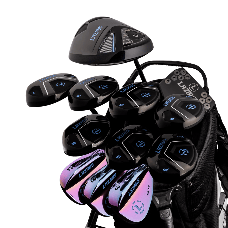 Load image into Gallery viewer, Lazrus Golf 13 pc Set - Laz2 Driver, 3 Wedges Set, Hybrids (4-PW), Putter & Bag (optional)