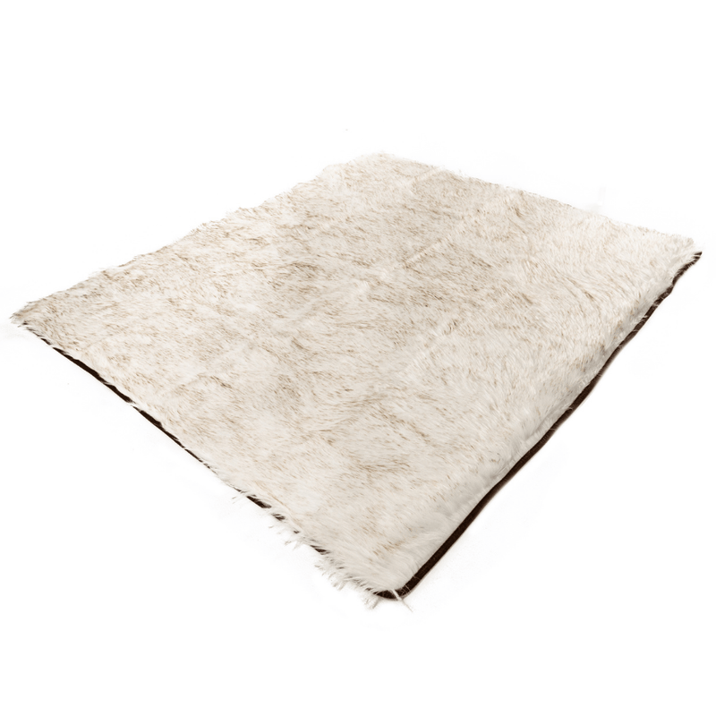 Load image into Gallery viewer, PupProtector™ Waterproof Throw Blanket - White with Brown Accents