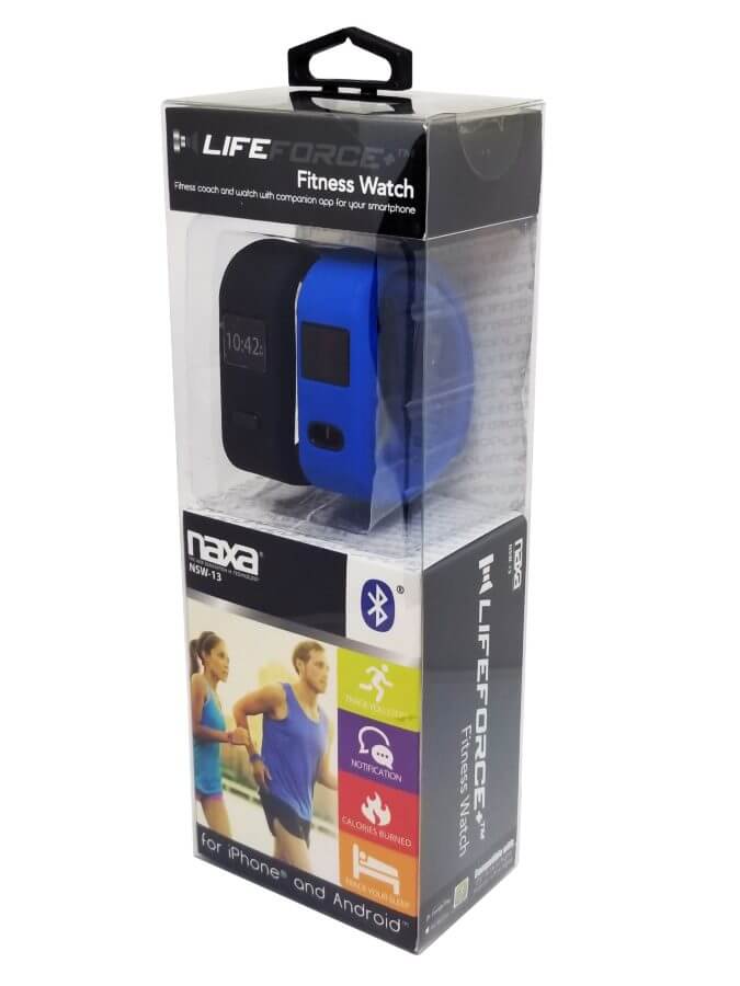 Load image into Gallery viewer, Naxa LifeForce+ Fitness Watch for iPhone and Android