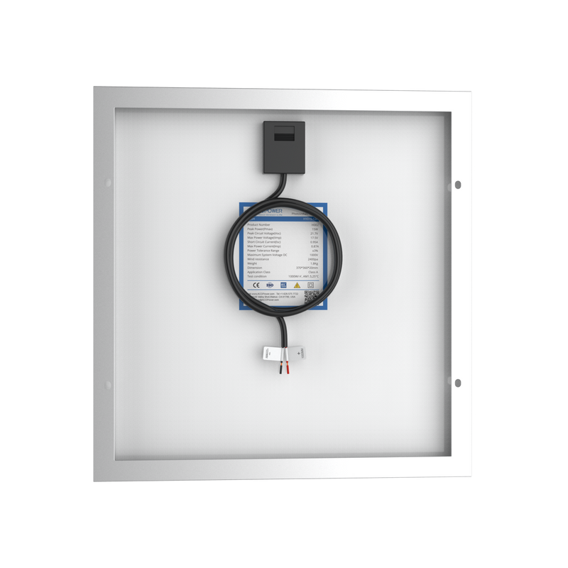 Load image into Gallery viewer, 15 Watt 12 Volt Polycrystalline Solar Panel