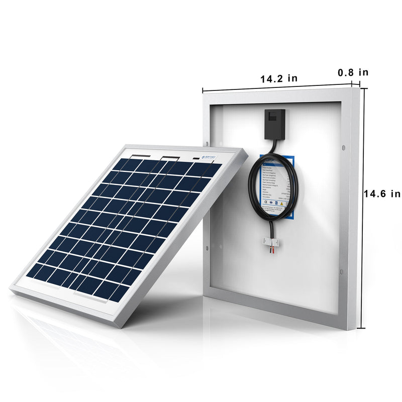 Load image into Gallery viewer, 15 Watt 12 Volt Polycrystalline Solar Panel