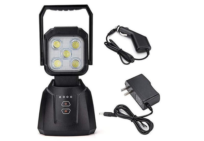 Load image into Gallery viewer, 15W Magnetic Base Rechargeable LED Work/Camp Light