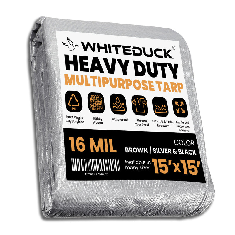 Load image into Gallery viewer, Super Heavy Duty Poly Tarp Cover Thick 16 Mil, 8 oz