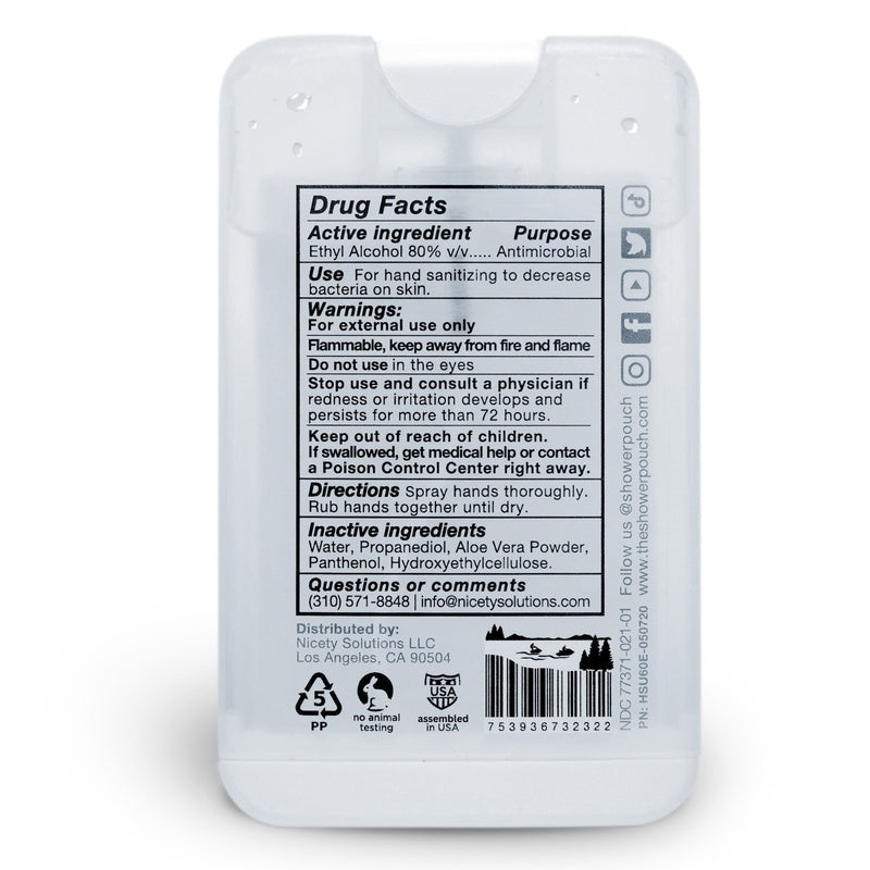 Load image into Gallery viewer, Adventure Sampler Kit: 4 Shower Pouches, 1 Hand Sanitizer (80%), and 1 Deodorant