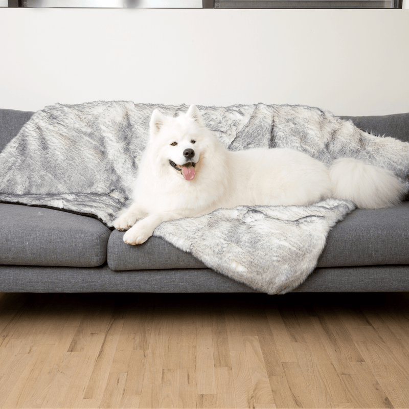 Load image into Gallery viewer, PupProtector™ Luxe Waterproof Faux Fur Blanket - Ultra Plush Arctic Fox