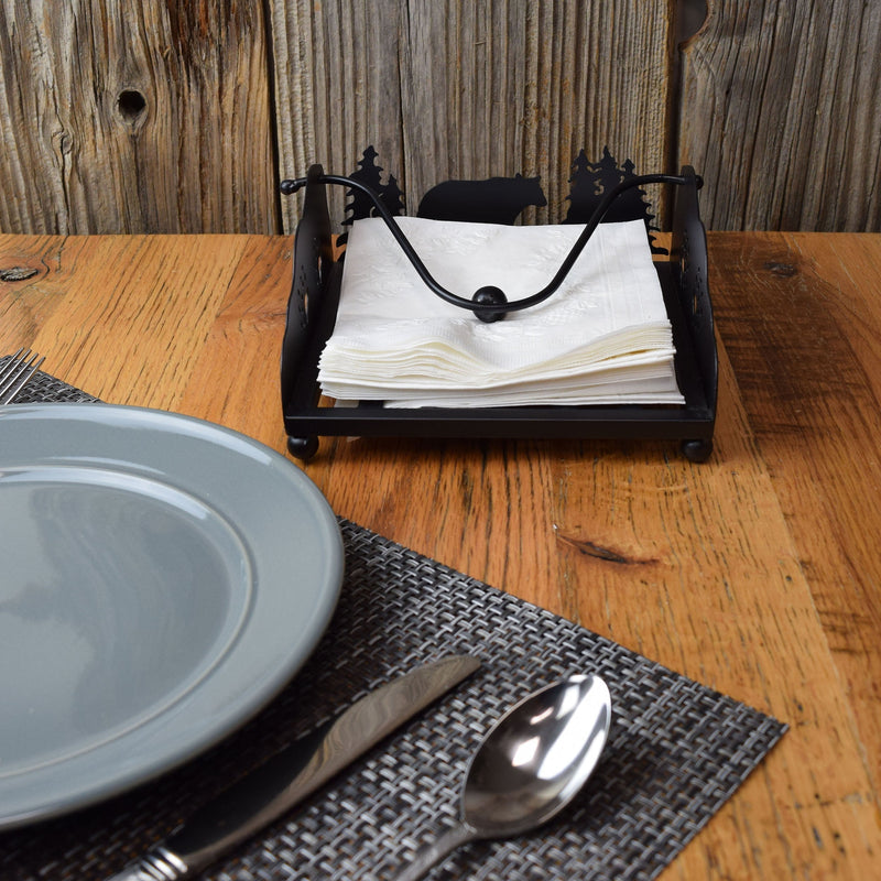 Load image into Gallery viewer, Napkin Holder-Lazer Cut Bear