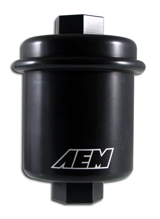 AEM Electronics High Volume Fuel Filter Black