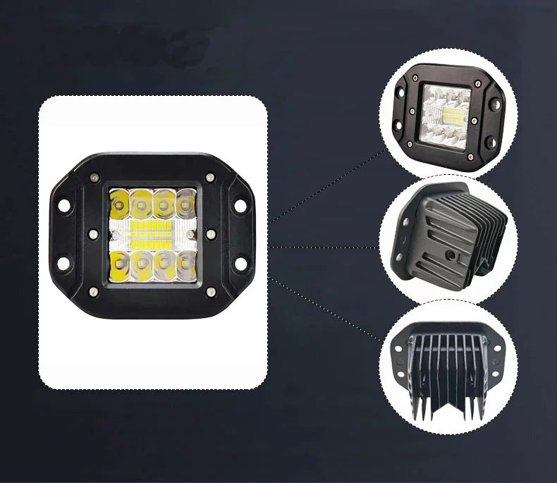 Load image into Gallery viewer, 5" Flush Mount LED Combo Work Light