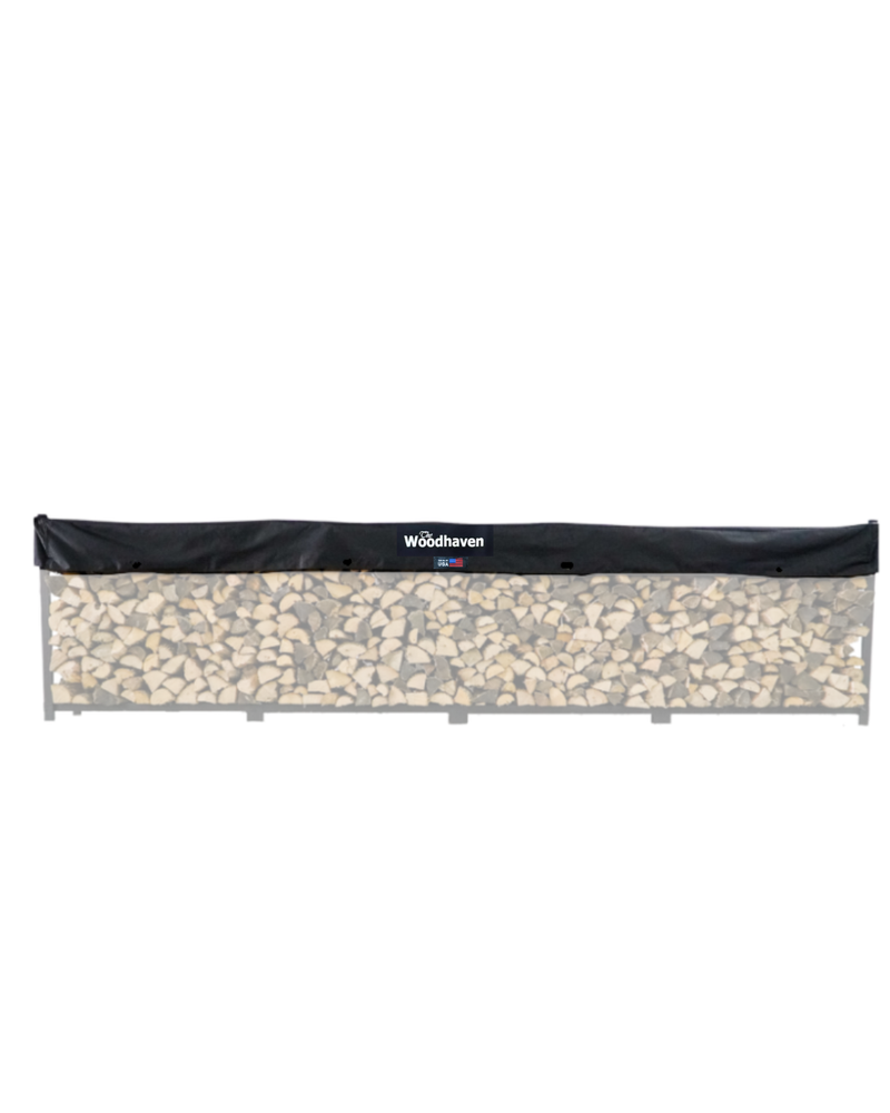 Load image into Gallery viewer, Standard Firewood Rack Seasoning Cover USA Made Woodhaven
