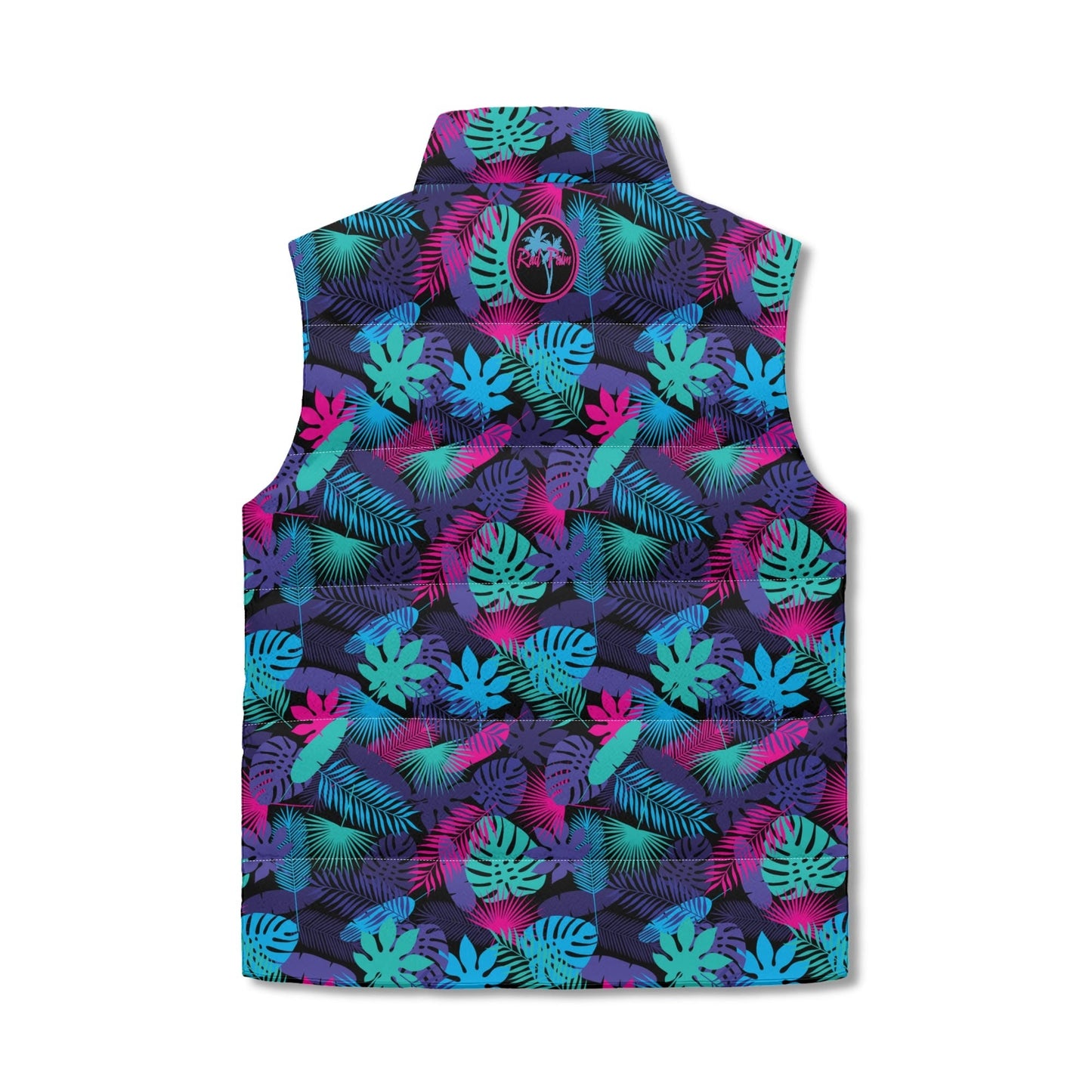 Neon Jungle Zip Up Puffer Vest