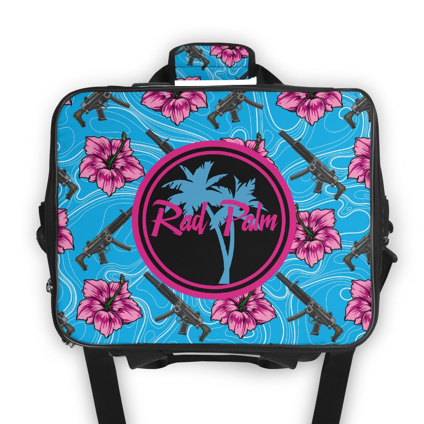 High Capacity Hibiscus Blue Leakproof Cooler Bag
