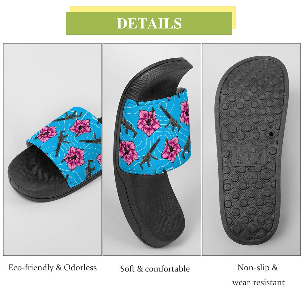 High Capacity Hibiscus Blue Slides