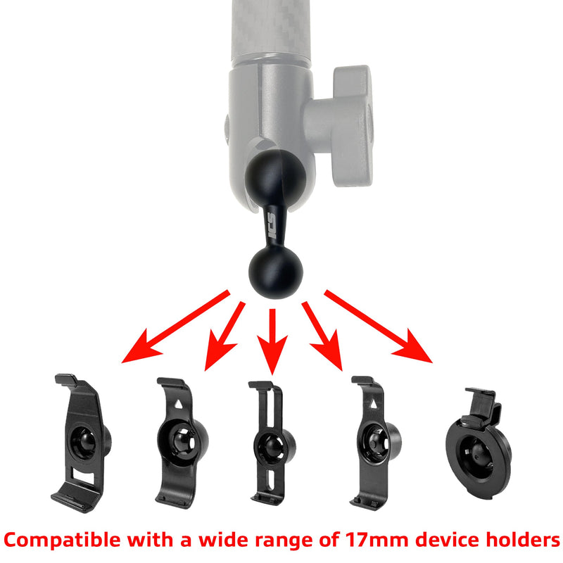 Load image into Gallery viewer, 20mm to 17mm double Ball Mount