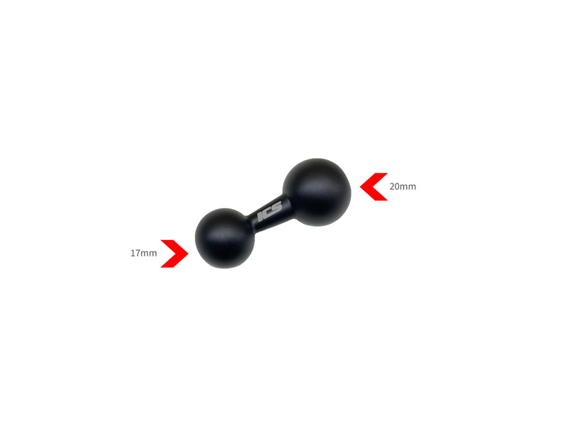 Load image into Gallery viewer, 20mm to 17mm double Ball Mount
