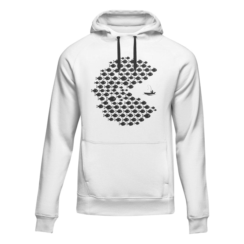 Load image into Gallery viewer, Fishing Pacman Style Unisex Hoodie