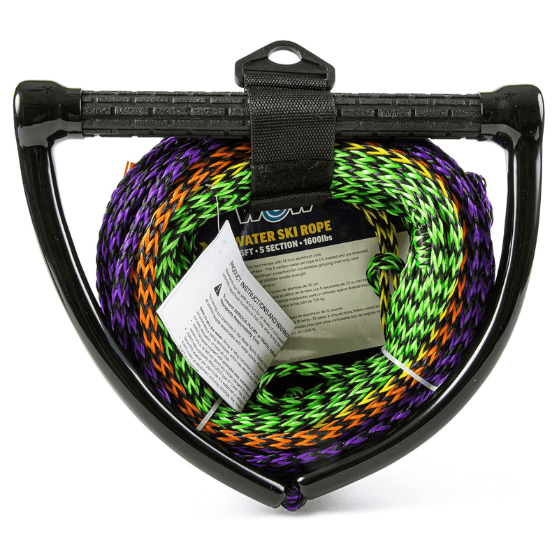 Load image into Gallery viewer, WOW Watersports 75ft 5-Section Pre-Stretched Water Ski Rope