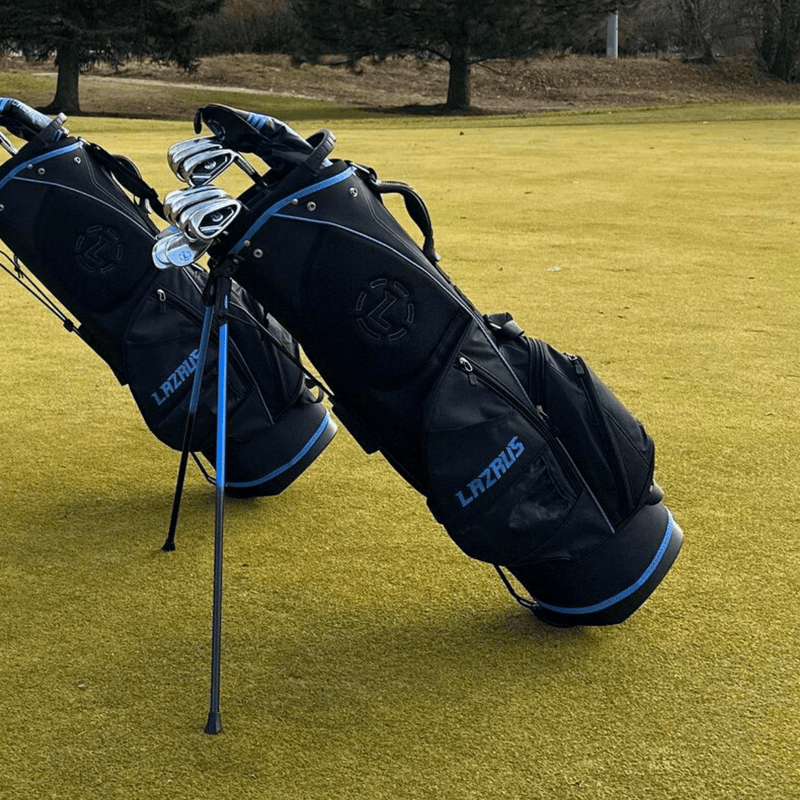 Load image into Gallery viewer, Lazrus Golf Premium Black Golf Bags