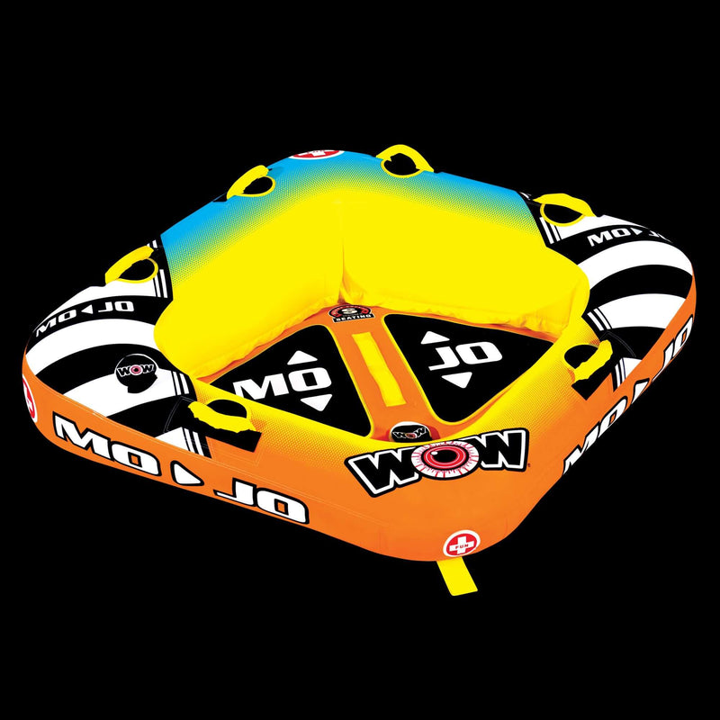 Load image into Gallery viewer, WOW Sports Mojo 1-2 Person Towable Water Tube For Pool and Lake (16-1060)