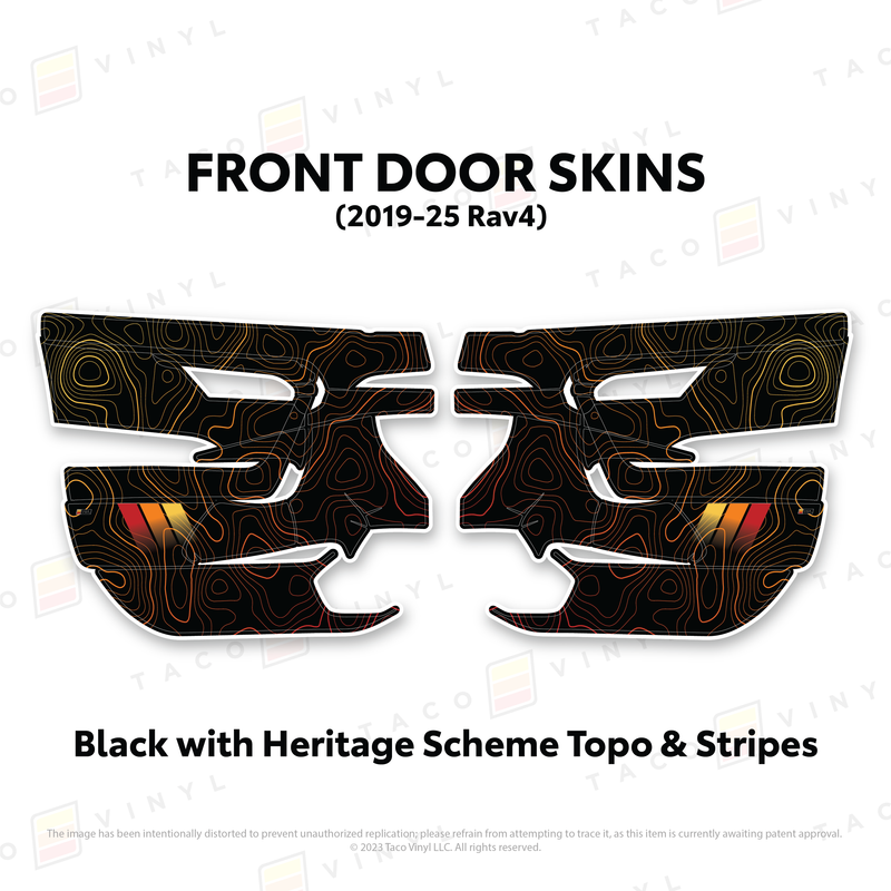 Load image into Gallery viewer, 2019-25 Rav4 Door Skins