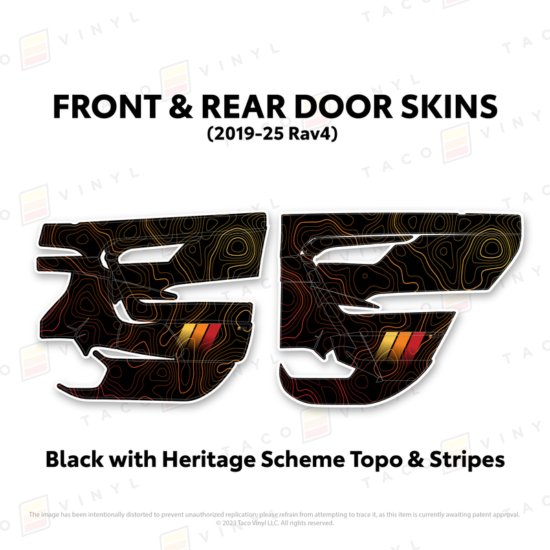 Load image into Gallery viewer, 2019-25 Rav4 Door Skins
